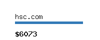 hsc.com Website value calculator