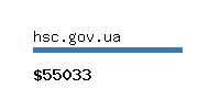 hsc.gov.ua Website value calculator