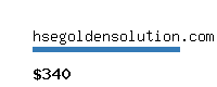 hsegoldensolution.com Website value calculator