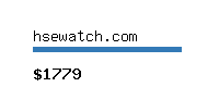 hsewatch.com Website value calculator