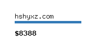 hshyxz.com Website value calculator