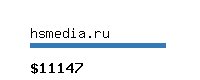 hsmedia.ru Website value calculator