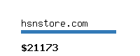 hsnstore.com Website value calculator