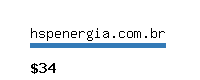 hspenergia.com.br Website value calculator