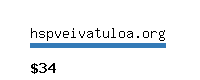 hspveivatuloa.org Website value calculator
