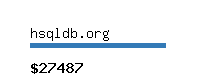 hsqldb.org Website value calculator