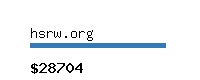 hsrw.org Website value calculator