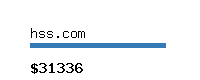 hss.com Website value calculator