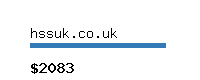 hssuk.co.uk Website value calculator