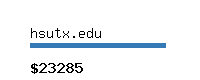 hsutx.edu Website value calculator