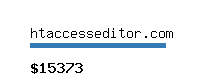 htaccesseditor.com Website value calculator