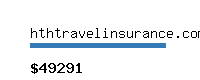 hthtravelinsurance.com Website value calculator