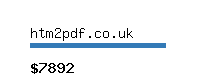 htm2pdf.co.uk Website value calculator