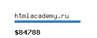 htmlacademy.ru Website value calculator