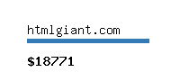 htmlgiant.com Website value calculator