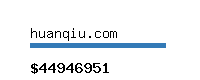 huanqiu.com Website value calculator