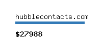 hubblecontacts.com Website value calculator