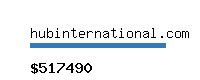 hubinternational.com Website value calculator