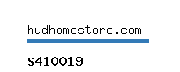 hudhomestore.com Website value calculator