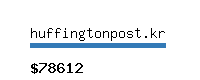 huffingtonpost.kr Website value calculator