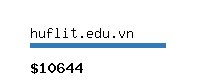 huflit.edu.vn Website value calculator