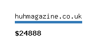 huhmagazine.co.uk Website value calculator