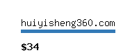 huiyisheng360.com Website value calculator