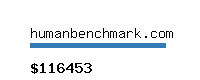 humanbenchmark.com Website value calculator