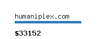 humaniplex.com Website value calculator