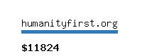 humanityfirst.org Website value calculator