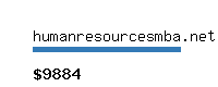 humanresourcesmba.net Website value calculator