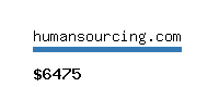 humansourcing.com Website value calculator