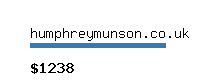 humphreymunson.co.uk Website value calculator