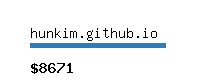 hunkim.github.io Website value calculator