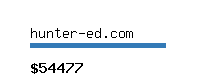 hunter-ed.com Website value calculator