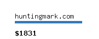 huntingmark.com Website value calculator