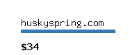 huskyspring.com Website value calculator