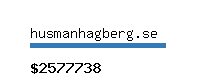 husmanhagberg.se Website value calculator