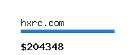 hxrc.com Website value calculator