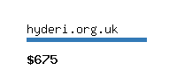 hyderi.org.uk Website value calculator