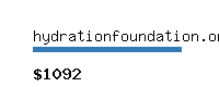 hydrationfoundation.org Website value calculator