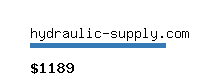 hydraulic-supply.com Website value calculator