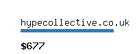 hypecollective.co.uk Website value calculator