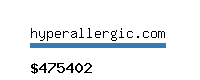 hyperallergic.com Website value calculator