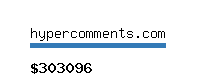 hypercomments.com Website value calculator