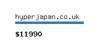 hyperjapan.co.uk Website value calculator