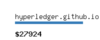 hyperledger.github.io Website value calculator