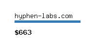 hyphen-labs.com Website value calculator