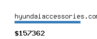 hyundaiaccessories.com Website value calculator