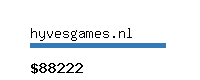 hyvesgames.nl Website value calculator